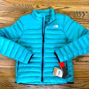 BNWT The North Face teal/turquoise insulated jacket M women’s